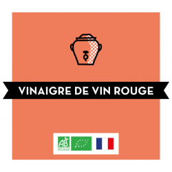 Vinaigre de vin rouge bio 6%